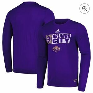 Adidas Orlando City Purple Long Sleeve Tee